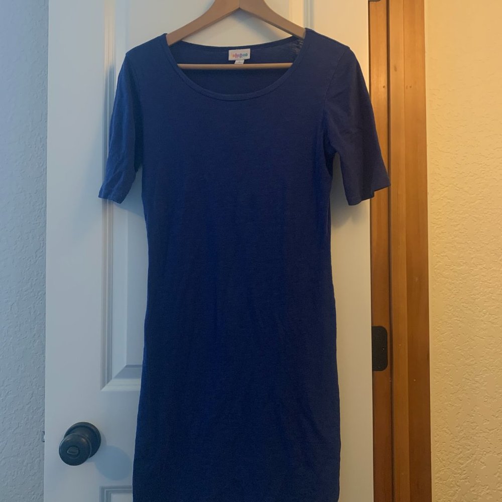 Lularoe Dress-Blue- size small